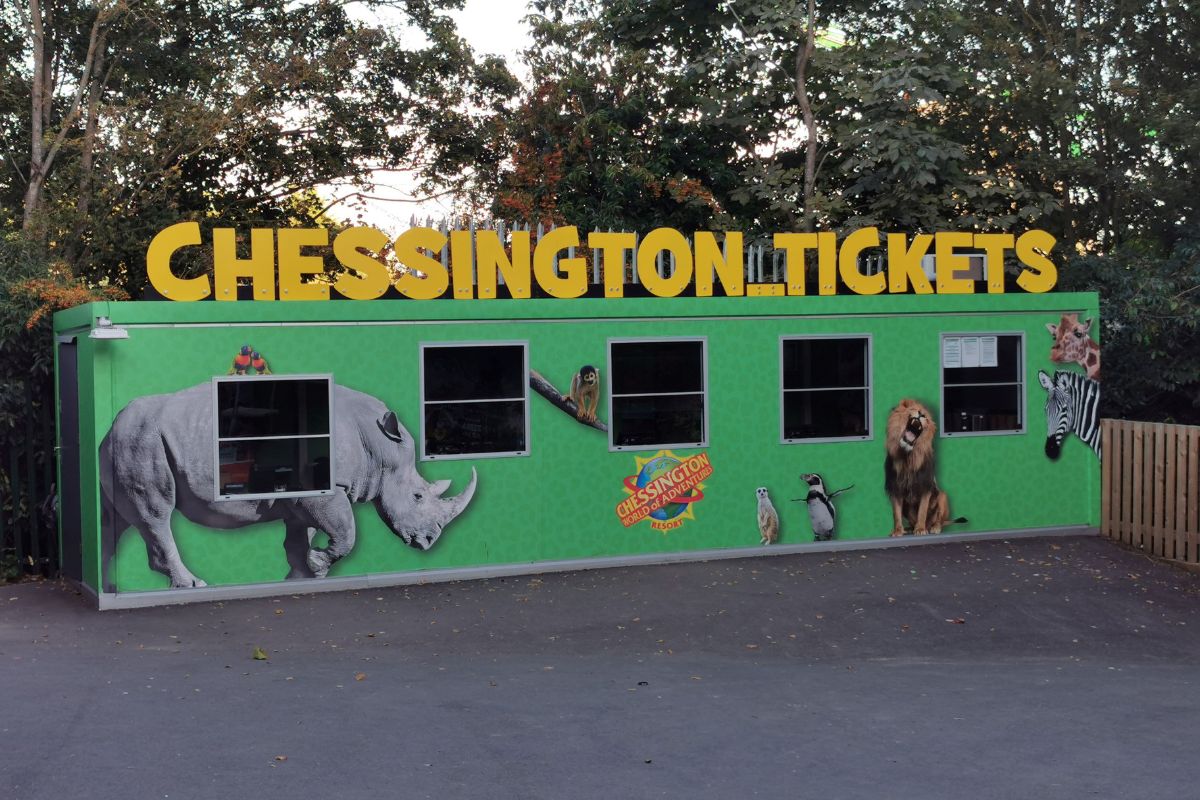 Chessington ticket office.