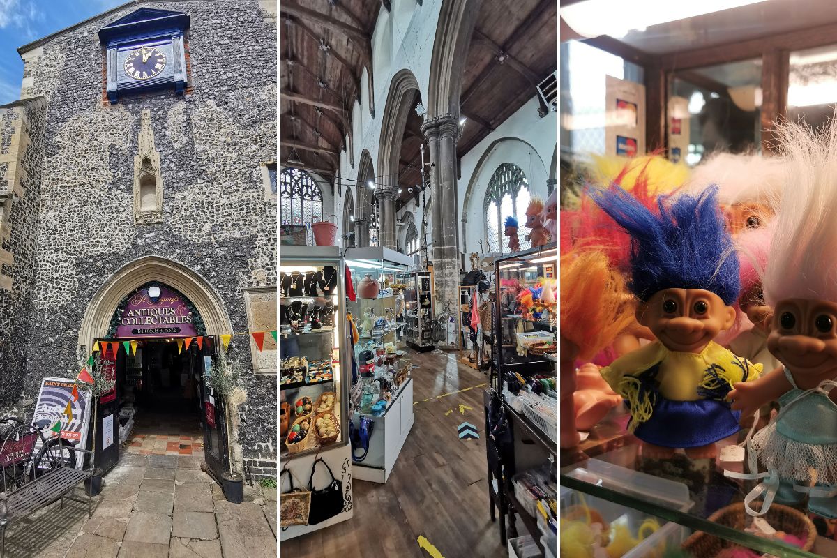 Images of St Gregorys' Antiques and Collectibles in Norwich - a great place to find alternative toys for kids in Norwich.