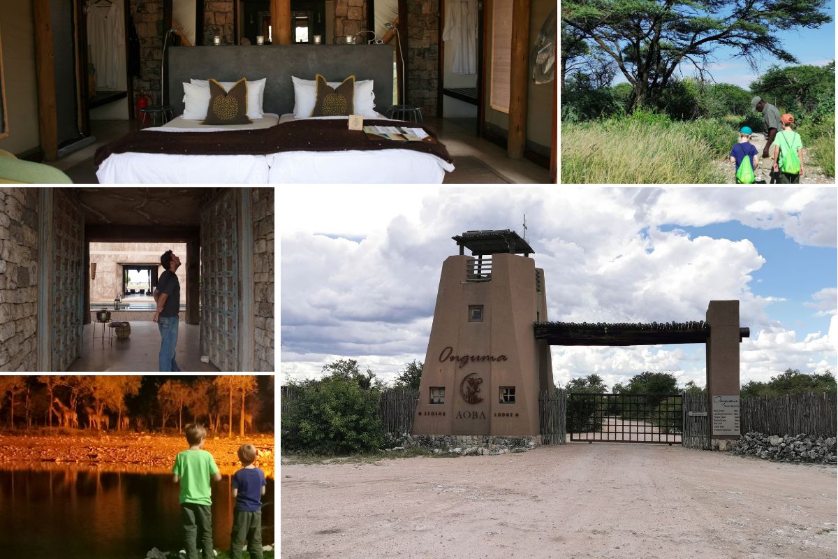 Images of a family stay at some of the Onguma lodges near Etosha National Park.