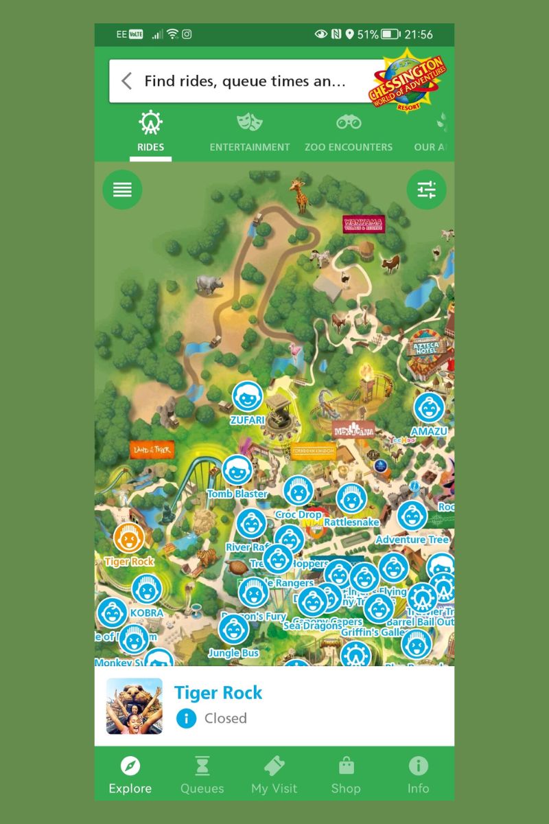 Screenshot of the Chessington App